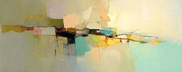 Pastell Abstrakt | Türkis Ruhig