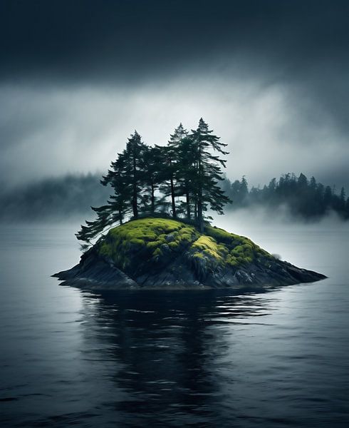 Sturm im Ozean von fernlichtsicht