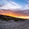 Coucher de soleil magique sur la côte de Zélande sur Joy Mennings