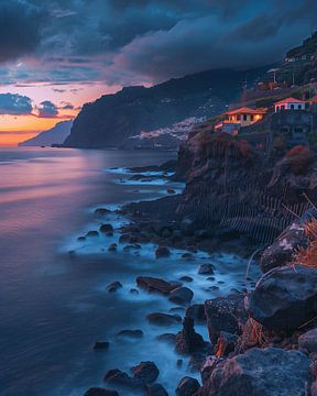 Madeira in de magie van het licht van fernlichtsicht