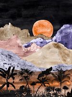 Abstract landscape Night Vibe