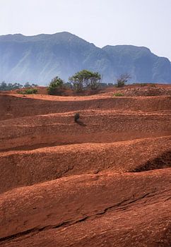 Die atemberaubende Landschaft von Agulo auf La Gomera mit sanften Hügeln