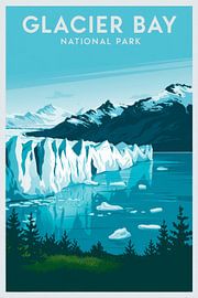 Glacier Bay National Park by Poster Art Shop