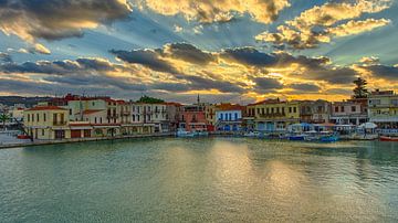 Port of Rethymno by Friedhelm Peters