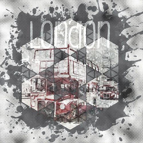 Grafische kunst LONDEN Straatbeeld