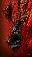 "Spread""The Beginning" Abstract Painting Series