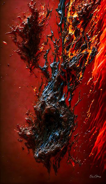 "Spread''Het begin'' Abstracte schilderijenserie van Pitkovskiy Photography|ART