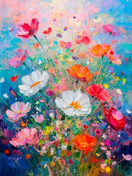 ZOMER: Een explosie van kleur in een dromerig bloemenveld