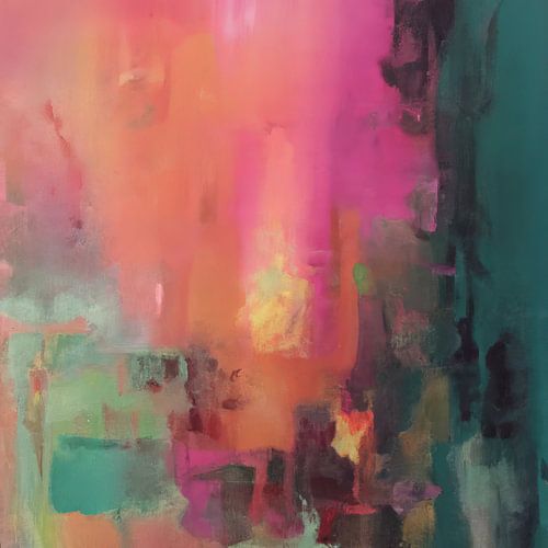 Buntes modernes abstraktes Gemälde