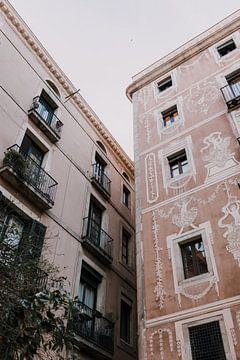 Straßen von Barcelona | Spanien | Rosa von Roanna Fotografie