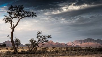 vergezicht in Namibie van t.a.m. postma