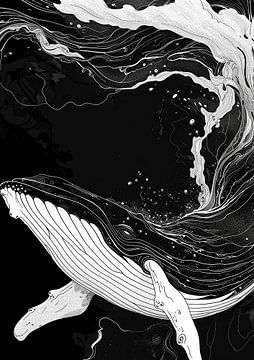 Whale's Symphony van Liv Jongman