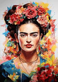 Frida Poster - Frida impression d'art sur Niklas Maximilian