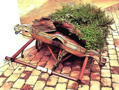 Antiek gebruikt als decor