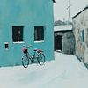 Winter Wonder Bicycle Landscape by Karina Brouwer