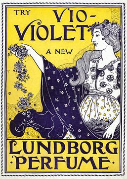 Vintage Plakat - Lundborg Perfume
