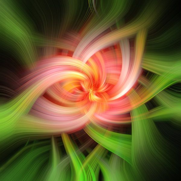 Artistic flower by Bert Hooijer