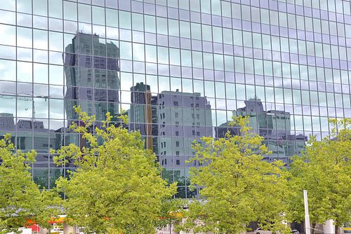 Schiekade Rotterdam reflectie