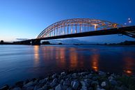 Waal bridge near Nijmegen  by Merijn van der Vliet thumbnail