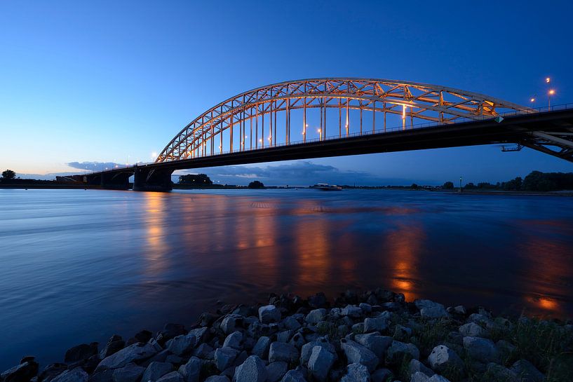 Waal bridge near Nijmegen  by Merijn van der Vliet