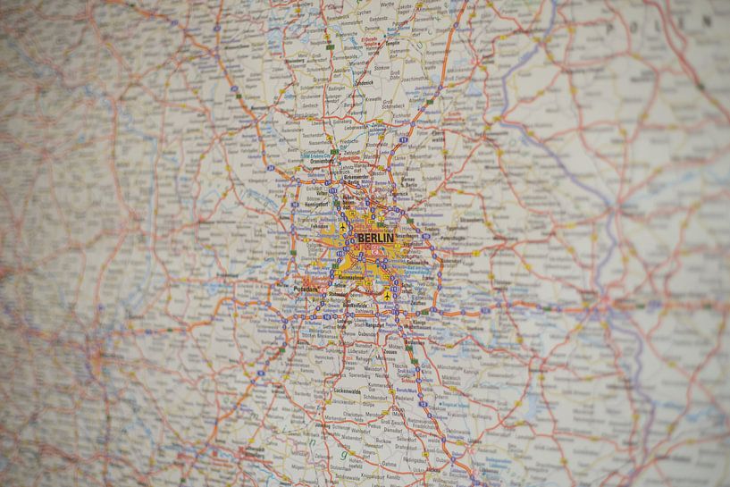 Berlin sur l'atlas des Voitures par World Maps