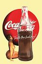 Pop Art – Coca Cola Taste the feeling von Jan Keteleer Miniaturansicht
