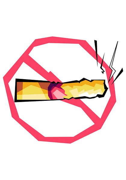 No Smoking Popart par Rizky Dwi Aprianda
