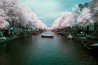 The Amsterdam Keizersgracht in infrared 720NM