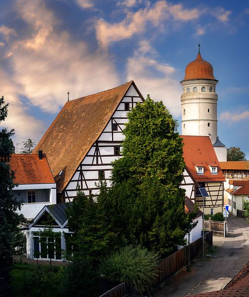 Das Löpsinger Tor in der historischen Altstadt von Nördlingen von ManfredFotos