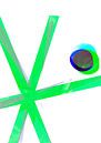 Sterrenkind - Maagd Sterrenbeeld Abstract van Mad Dog Art thumbnail