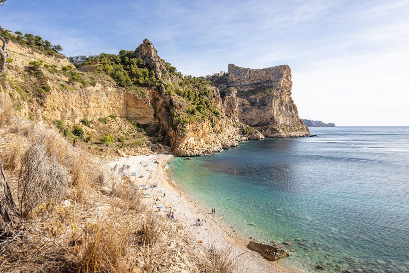 Landscape and views near Moraira by Martijn Bravenboer