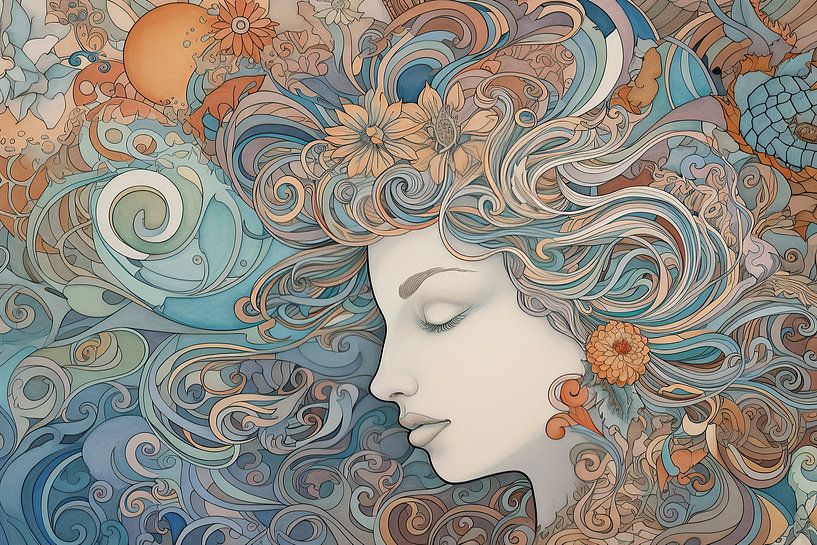 Painting Calm Journey | Time for Yourself by ARTEO Paintings