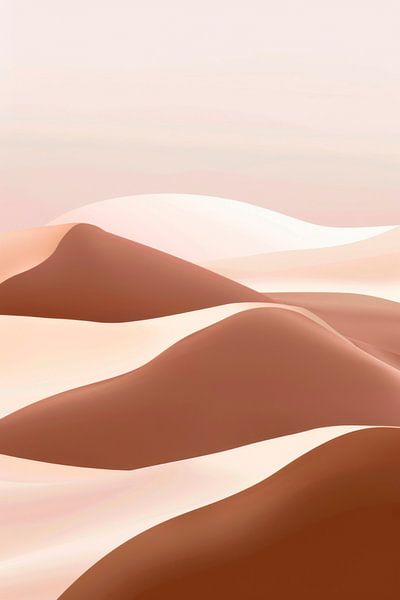 Gentle dunes in the morning light by Poster Art Shop
