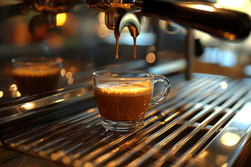 drink a cup of coffee or cappuccino