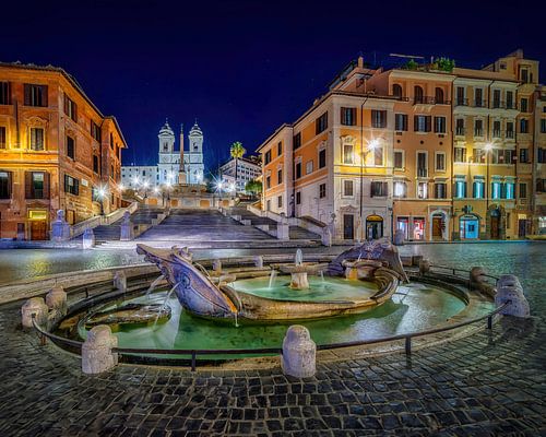 Spanish Steps Rome by Dennis Donders