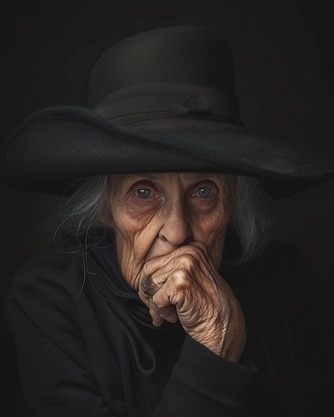 Het geheim van een portret van fernlichtsicht