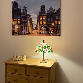 Klantfoto: Amsterdam 9 straatjes van Orhan Sahin, op canvas
