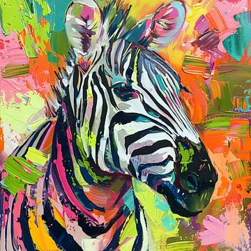 Zebra van Poster Art Shop