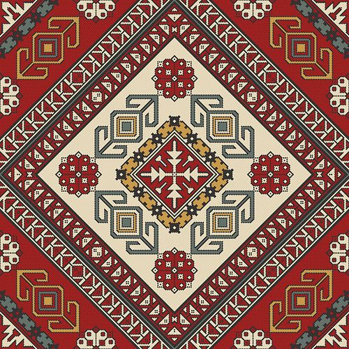 Perzisch naadloos patroonontwerp