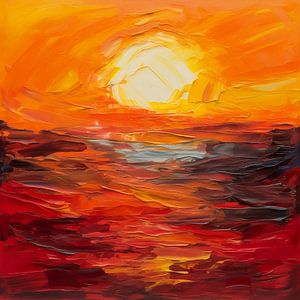 Horizon de feu sur TheArtfulGallery