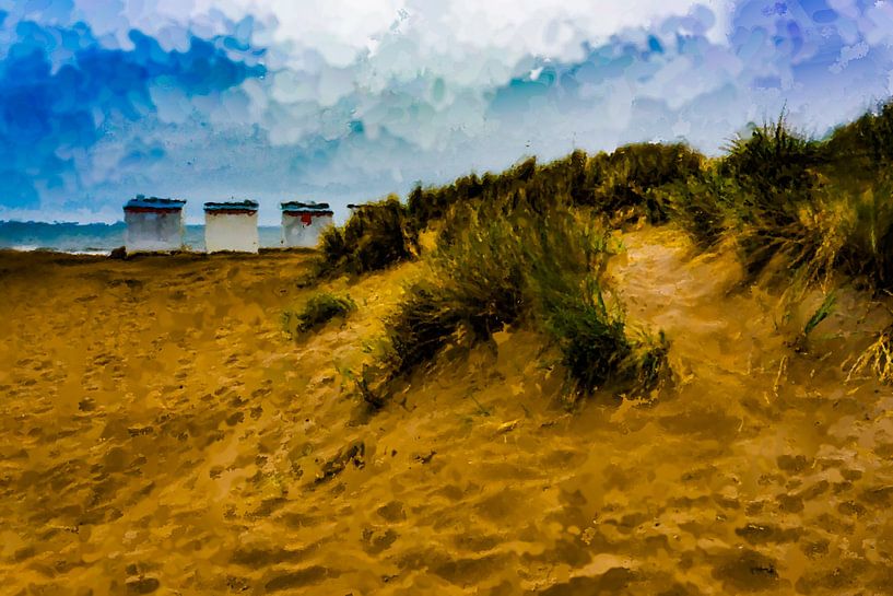 Ein menschenleerer Strand von Geert Van Baelen