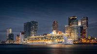 Cruiseschip "Independence of the Seas" aan de Wilhelminapier in Rotterdam van Niels Dam thumbnail