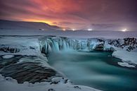 Waterval Godafoss IJsland van Mario Calma thumbnail