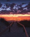 Zonsondergang aan de Portugese kust van Ian Segers thumbnail