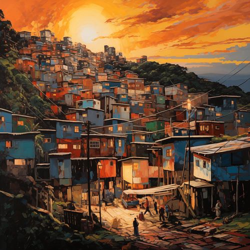 Favela Brésil sur TheXclusive Art