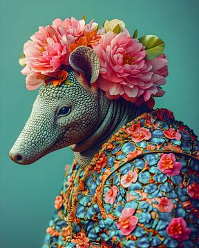 Colourful animal portrait