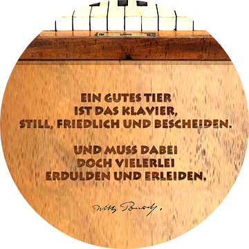 Piano-Pein à la Wilhelm Busch