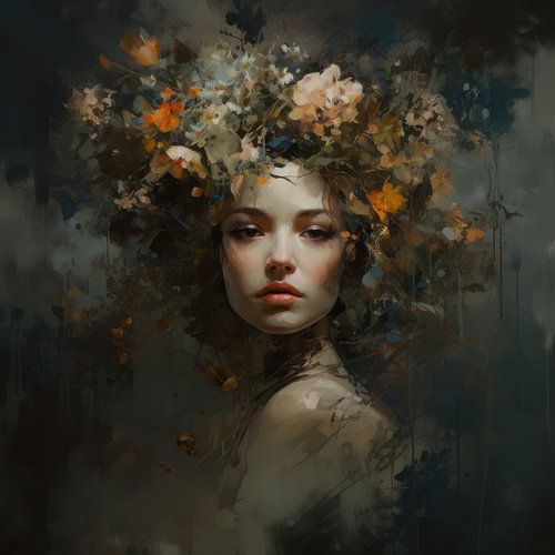 Portret in warme tinten