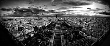 Panorama de Paris depuis la Tour Eiffel sur Ger Doornbos