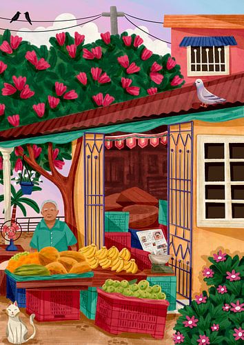 Fruit Verkoper Kopie